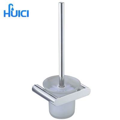 Simple Toilet Brush Glass Cup Holder Copper Pendant Bathroom Hardware Pendant Toilet Bathroom