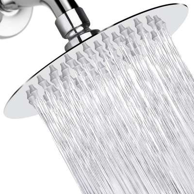 Luxury modern chrome finish 6 inch Rain Shower Head with bathroom shower heads