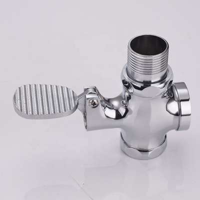 Toilet Urinal Flush Valve Brass Button Type Manual Delay Automatic Self Closing Urinal Flush Valve