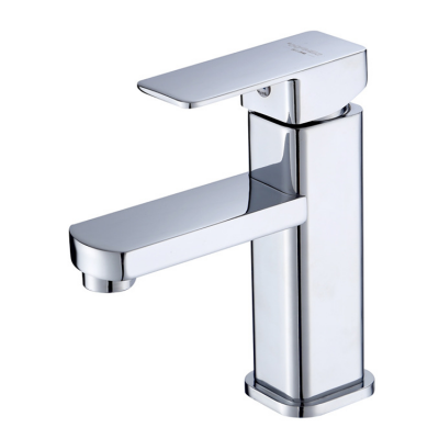 Cheap bathroom brass chrome single handle wash basin faucet