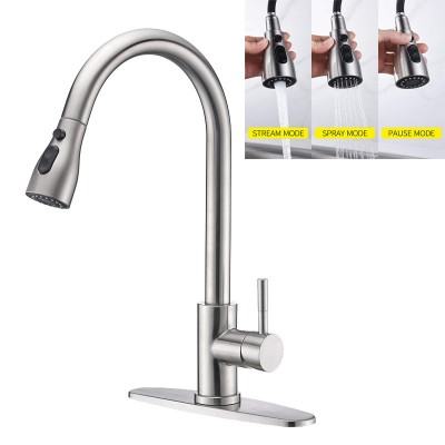 mounted Bathroom basin faucets Kitchen Faucet Spray Stretchable Pull Down Out Kitchen Faucet